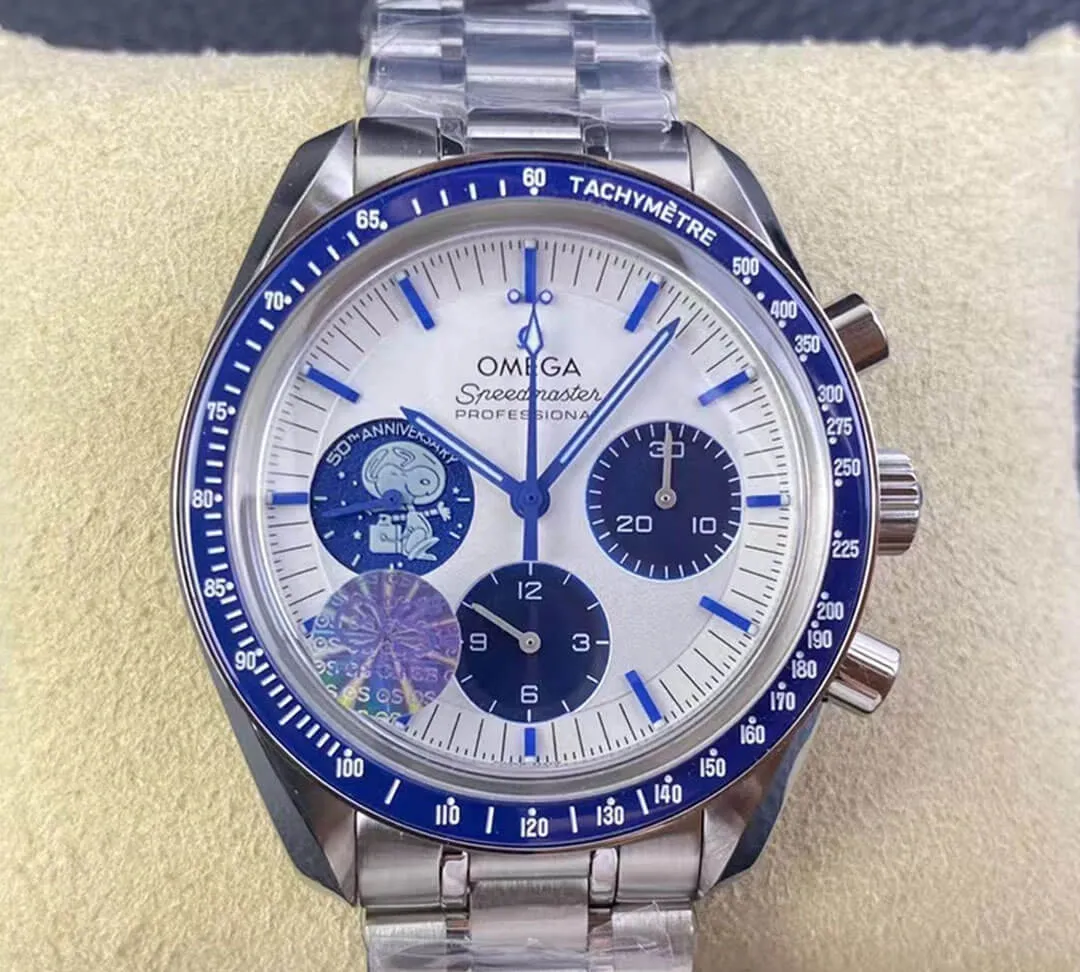 Omega Speedmaster 310.32.42.50.02.001 OS Factory 1:1 Best Edition Replica Watch Blue Bezel